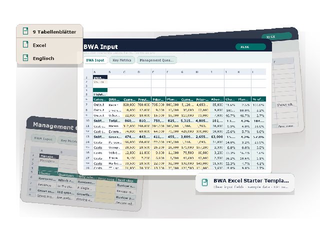 Preview of the downloadable asset BWA Excel Starter Template