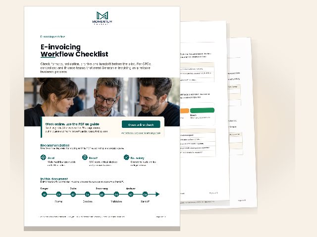Preview of the downloadable asset E-invoicing Workflow Checklist
