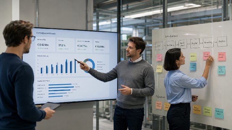 Titelbild zum Artikel 'Vertriebsoptimierung: Prozesse, KPIs und Umsetzung'