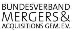 Black text reading "BUNDESVERBAND MERGERS & ACQUISITIONS GEM. E.V." in uppercase letters on a white background.