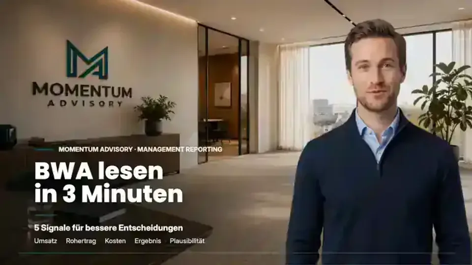 Videovorschau: BWA lesen, verstehen und auswerten